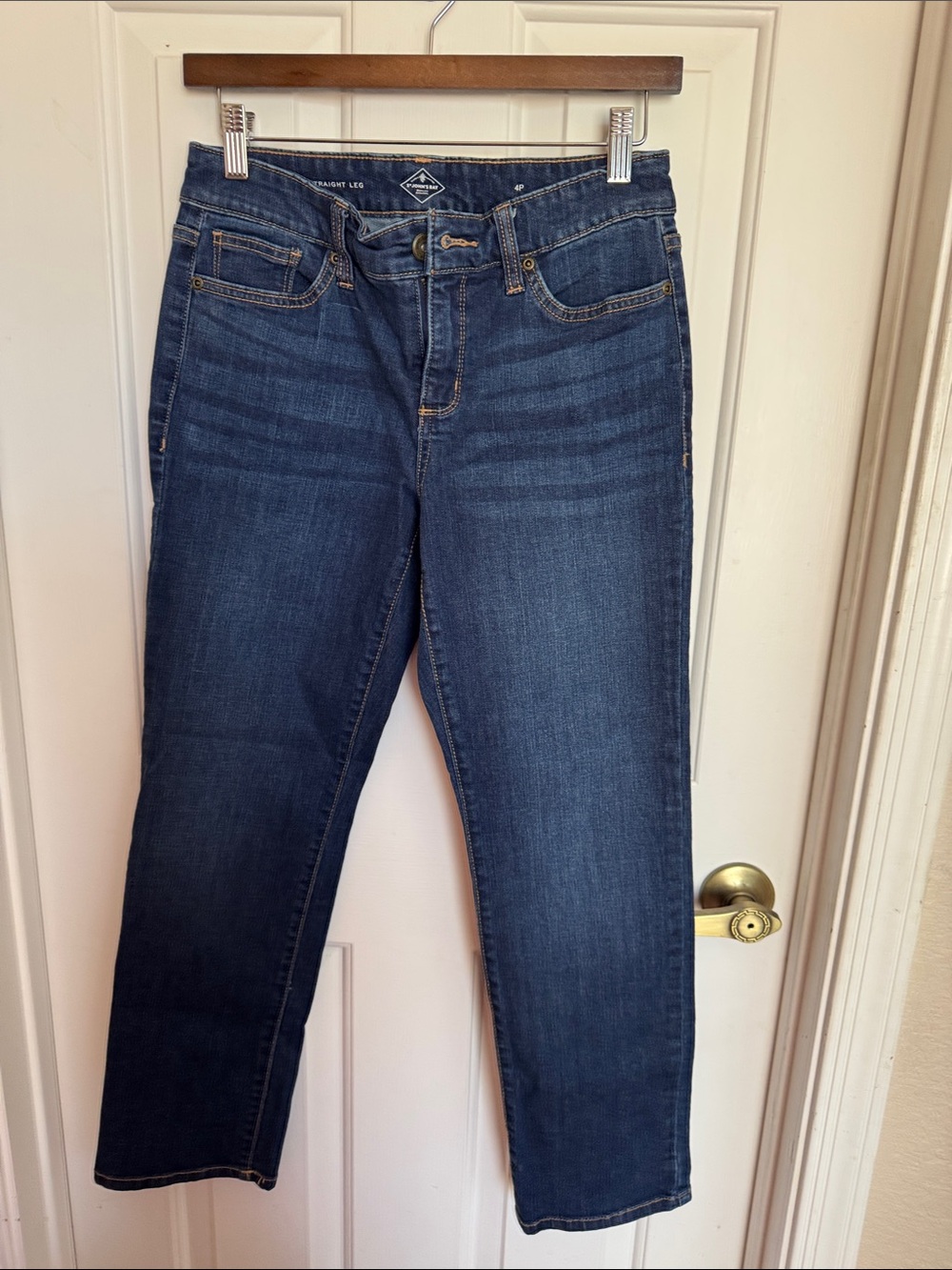 St. John's Bay Dark Blue Straight Leg Women's Jeans Never worn